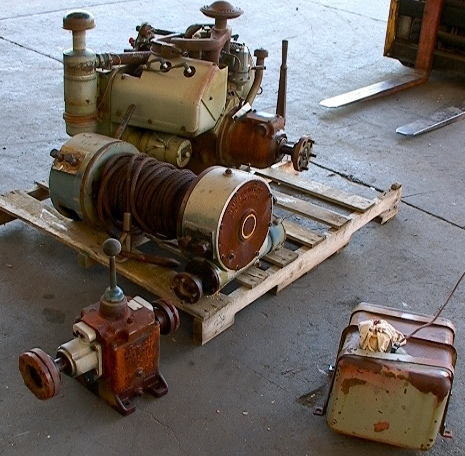 20,000 pound Ramsey 800R winch assembly