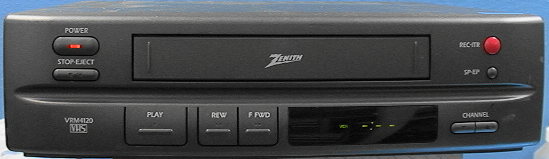 Zenith VHS Player Model # VRM4120 - Click Image to Close