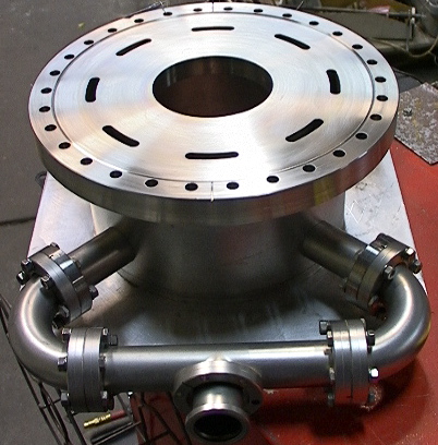 200mm cylindrical stainless Vacuum Chamber with ports