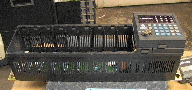 GE Series One Programmable Controller PLC Rack, PS, CPU & Keypad