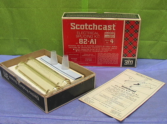 Lot of 2 NOS Scotchcast Electrical Splicing Kit Model # 82-A1