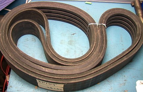NOS Two 4-band wide v-belt 4/CP-120 3-0 6 6 - Click Image to Close