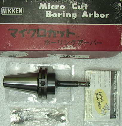 NIB NIKKEN CAT40 Micro Cut Boring Arbor Indexing
