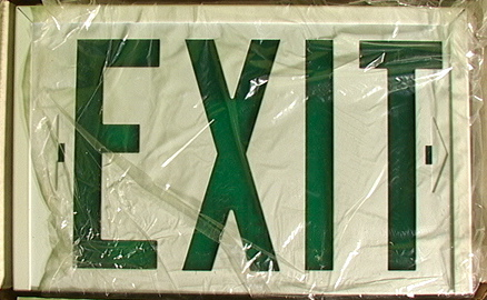 2X Sure-Lites Lighted Exit Signs