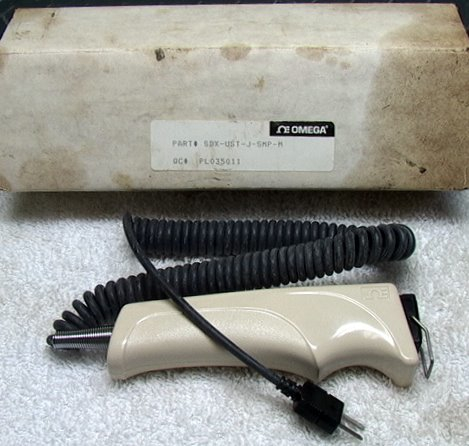 NIB Omega J Type Pistol-Grip Thermocouple Adapter - Click Image to Close