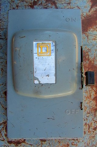 Used 100A 240V 3-P Square D Safety Switch Fusible Single Throw