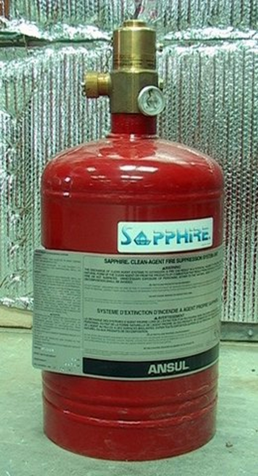 21 pounds net NOVEC 1230 Sapphire Clean Agent Fire Protection