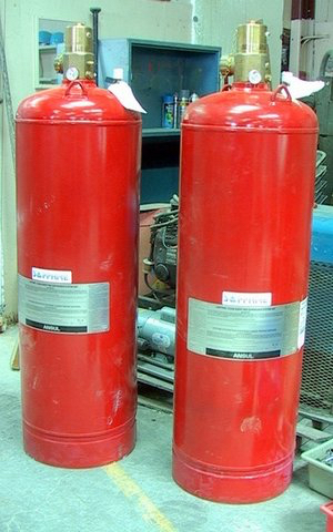Sapphire Clean Agent Fire Protection Cannisters w/ NOVEC