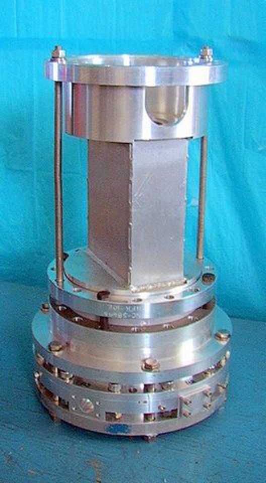 Intricate Small Aluminum Vacuum Chamber Assembly 18 by 10"