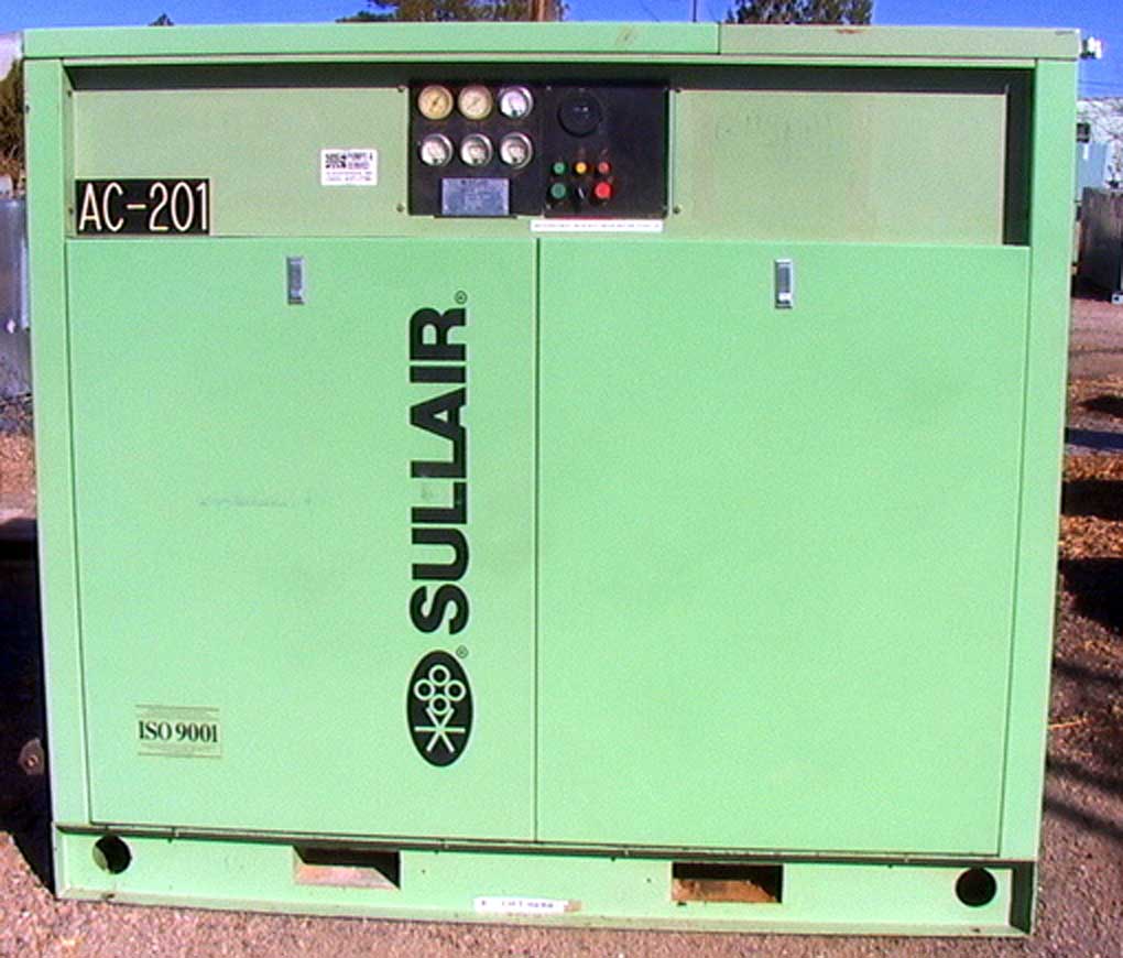 Sullair ES-8 15HP Rotary Air compressor only 387 loaded hours - Click Image to Close
