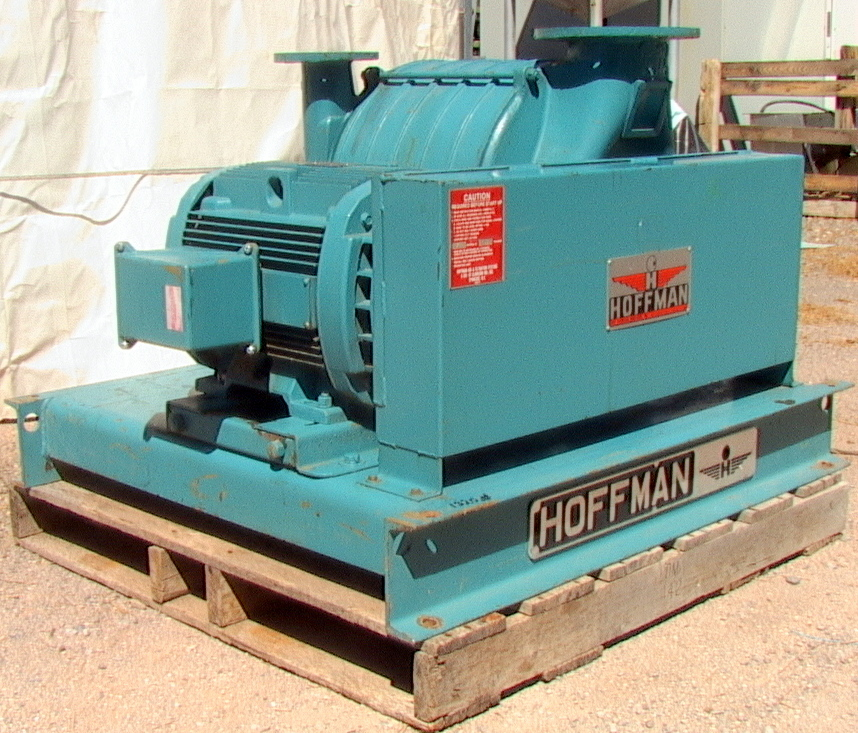 30 hp Hoffman Multistage Cast Centrifugal Blower Exhauster 4106C