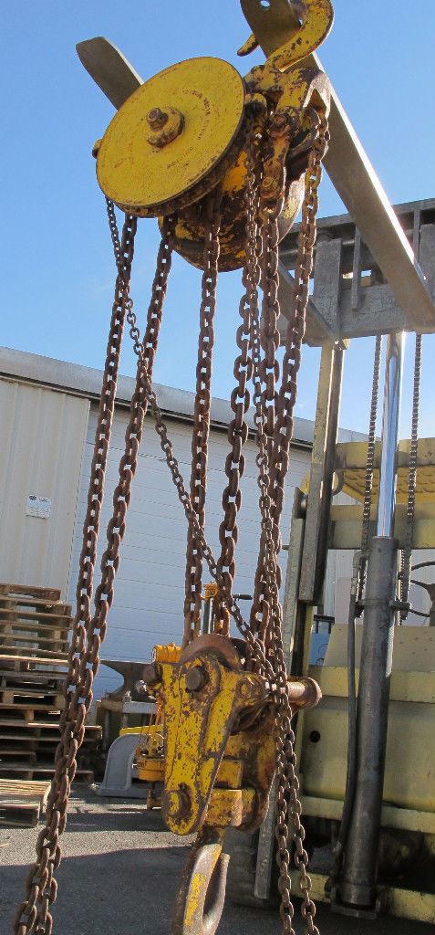 Reading Model 1207 10-ton Multiple Gear Block Manual Chain Hoist
