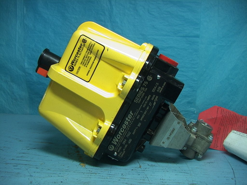 Worcester Series 75 Electric Actuator w/ 1/4" Stainless Valve