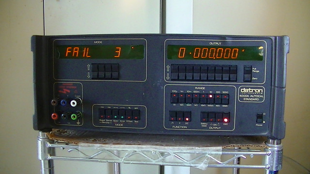 Datron 4000A Autocal Standard, for parts not working - Click Image to Close