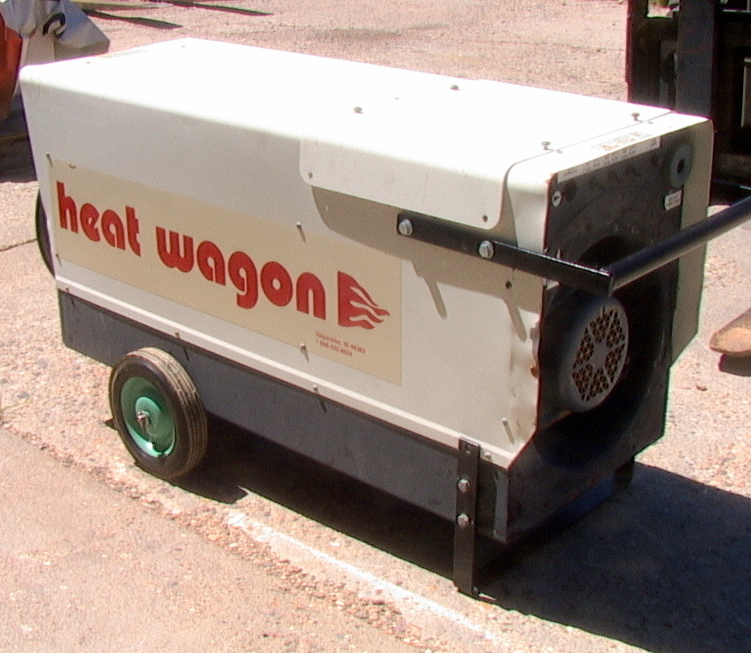 Commercial Heat Wagon 40E Portable Heater - Click Image to Close