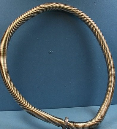 Stainless Steel Vacuum Bellows Flex Line Hose 10' long by 2" dia