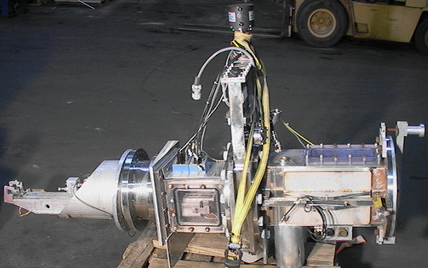 6' Vacuum Chamber Tunnel Transport multi-port with 12 Gate Valve