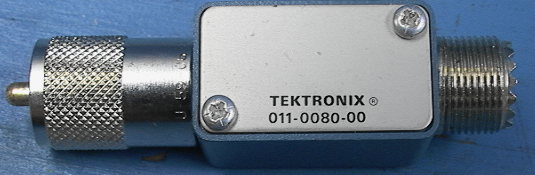Tektronix Attenuator 011-0080-00 RG-8 Coax Connectors - Click Image to Close