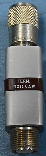 Tektronix 170 ohm .5W Terminator 011-048 RG-8 Coax Connector - Click Image to Close
