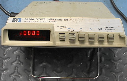 Hewlett Packard HP 3476A Digital Multimeter - Click Image to Close