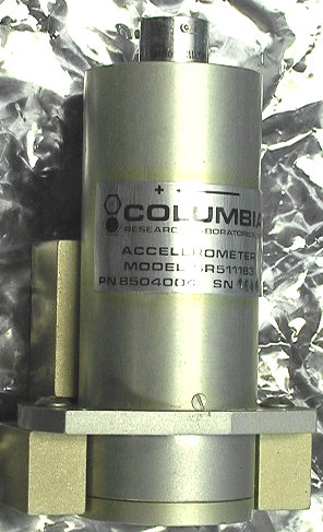 Columbia Research Laboratories Accelerometer SR511183 P/N8504004