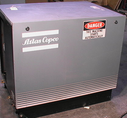 Atlas Copco GA 118 Rotary Air Compressor 25 horsepower 94 CFM - Click Image to Close