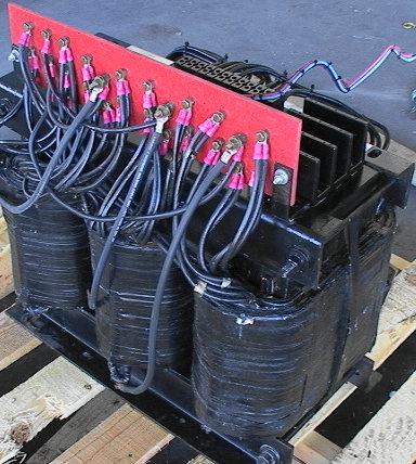 90 KVA bare 3-phase transformer 2xx to dual 57 and 7 volt taps
