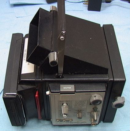 Tektronix C-53 Oscilloscope Camera with Pack Film Back - Click Image to Close