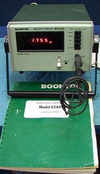 Very Nice Boonton 62AD precision Digital Inductance Meter + Man