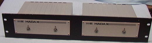 Dual HADAX (now ADC) switches in 19" Rackmount