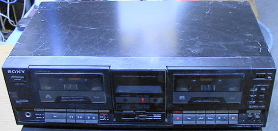 Sony Dual Cassette Tape Deck TC-W233. - Click Image to Close