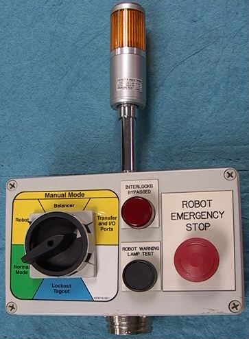 Robot Control Switch Light EMO module.
