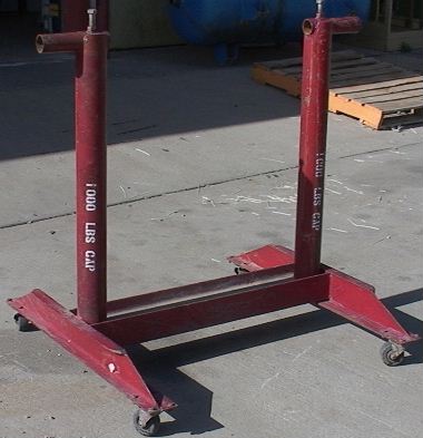 1000 Pound Capacity 2-Column "Engine" Or Reel Stand - Click Image to Close