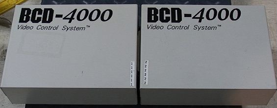 Two (2) CIC BCD-4000 Video Control System For Machine Vision