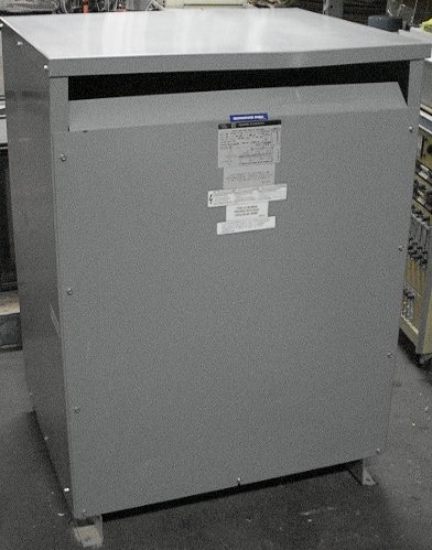 150KVA Square-D Shielded Transformer 480-208/120 delta-wye - Click Image to Close