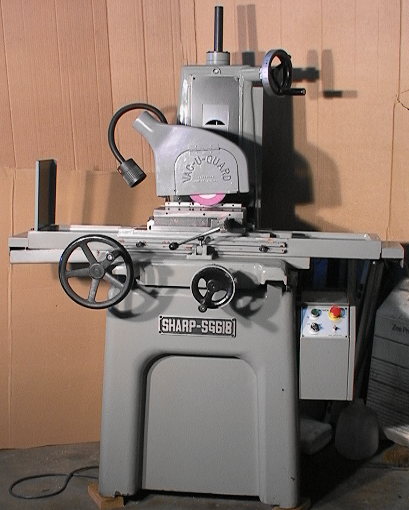 SHARP SG-618 manual surface grinder with magnetic chuck table