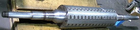 8-blade 24" planer mandrel spindle for Stetson Ross Model 6-10-A