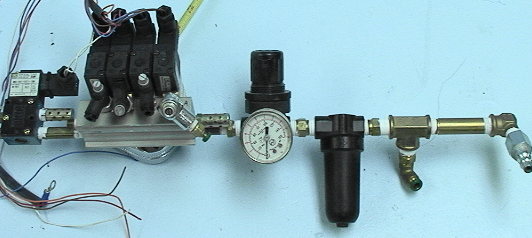 Pneumatic Air Solenoid Valve Assembly With Regulator