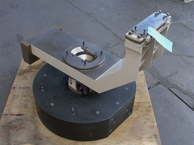 Cylindrical Precision Granite optical base + rotary positioner