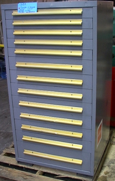 Nice 13-Drawer Equipto Machine Tool Storage Cabinet