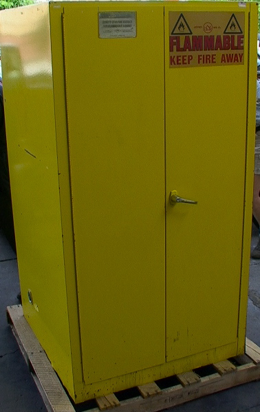 Justrite 34X34X65 Safety Storage Cabinet For Flammable Materials