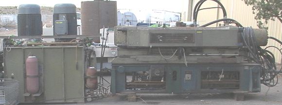 Big DESMA Extrusion Press and 140hp Hydraulic Power Pack Supply
