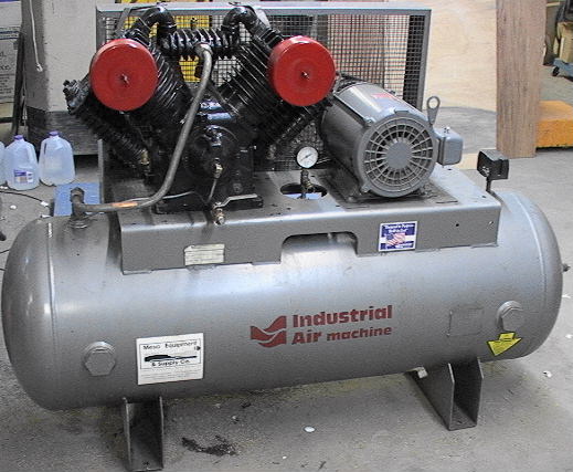Industrial Air Machine Compressor 10 horsepower 175 PSI