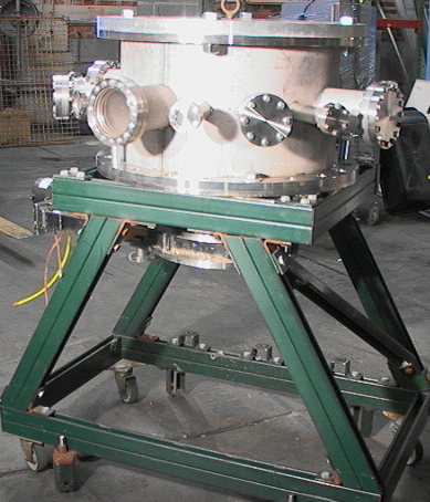 16-port Stainless Vacuum chamber with 12" powered gate-valve