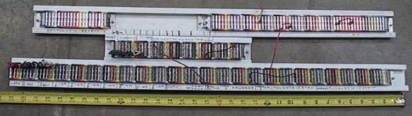 ~64" or 256 each Spade Lug 3X Connector Rails Patch Panel
