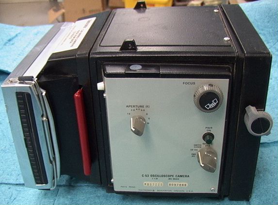 Tektronix Tek C-53 Oscilloscope O-Scope Camera. Plain Version - Click Image to Close