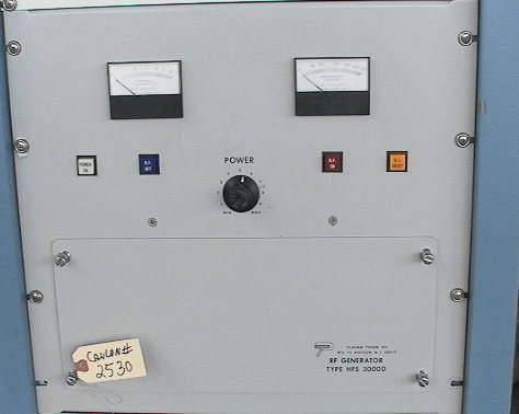 3Kw rf Generator 13.56 Mhz with tubes & manual Pristine  