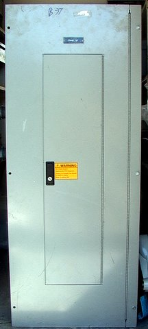 42 Space Panel Board w/225A 3-Pole, 2-30A, 4-20A and One Unknown - Click Image to Close