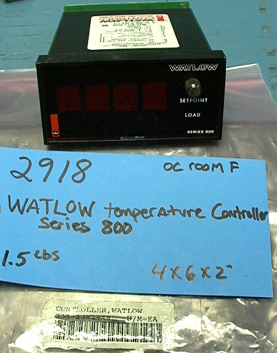 Watlow 8B15-011J-0104 Digital Temperature Controller Series 800 - Click Image to Close
