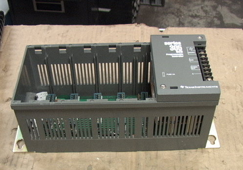 Texas Instruments PLC Chassis 5-Slot With Power Supply Model